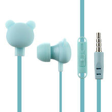 Load image into Gallery viewer, CYSHDAI In-Ear Colorful Cartoon Cute Earphone Studio with Mic Button Remote Bear Earpod for iPhone Samsung Huawei xiaomi
