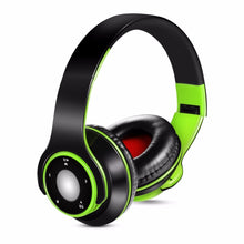 Load image into Gallery viewer, Foldable Colorful Wireless Stereo Bluetooth Over-Ear Headphones with Microphone and TF card play for Kids Children Women Men