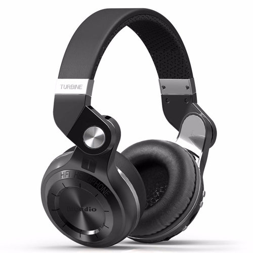 Bluedio T2+ Bluetooth Headphone Over-Ear Wireless Foldable Headphones with Mic BT 5.0 FM Radio SD Card Headset