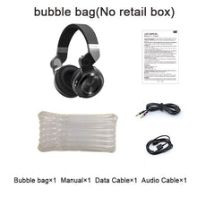 Load image into Gallery viewer, Bluedio T2+ Bluetooth Headphone Over-Ear Wireless Foldable Headphones with Mic BT 5.0 FM Radio SD Card Headset