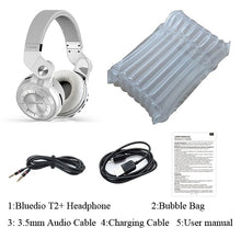 Load image into Gallery viewer, Bluedio T2+ fashionable foldable over the ear bluetooth headphones BT 5.0