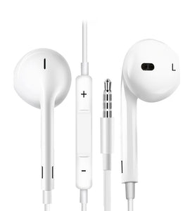 Original Earpods In-ear earphones Bass Earbuds Headset with Microphone 3.5mm Plug For iPhone Xiaomi huawei Samsung Phone Earbud